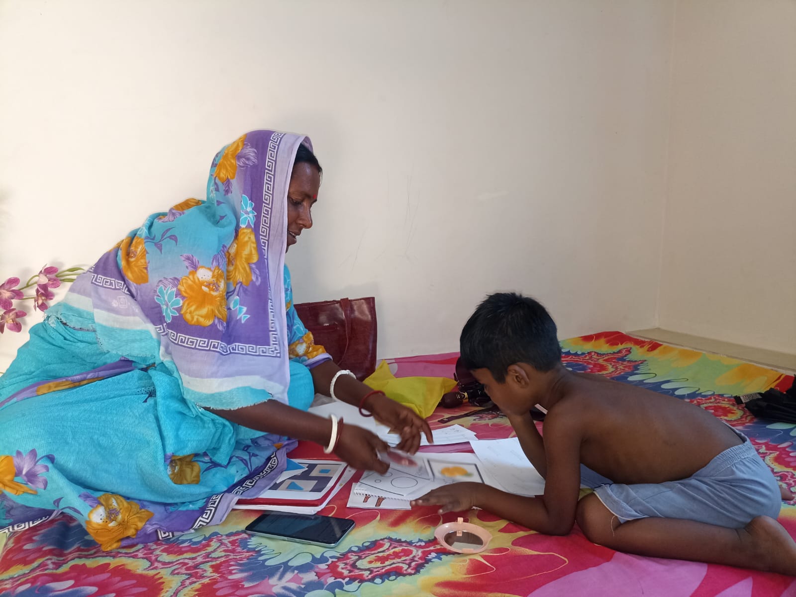 Telementoring and Homeschooling during school closures: A randomized Experiment in Rural Bangladesh